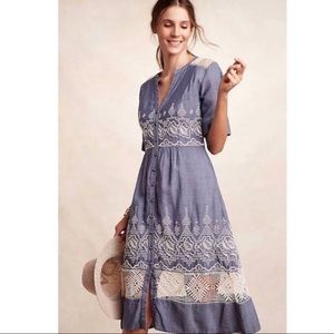 Anthropologie Mouilenette Soeurs Dress
